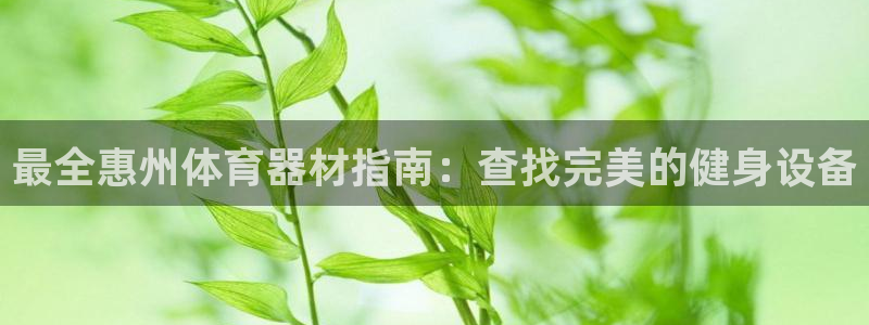 辉达天下是不是复仇的意思：最全惠州体育器材指南：查找