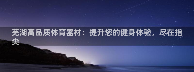辉达平台人才：芜湖高品质体育器材：提升您的健身体验，