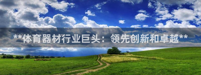 辉达平台网址：**体育器材行业巨头：领先创新和卓越*