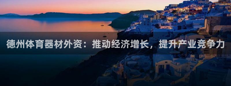 辉达平台代理怎么做的：德州体育器材外资：推动经济增长