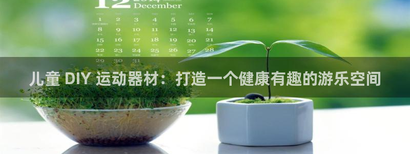 辉达娱乐是不是很黑的：儿童 DIY 运动器材：打造一