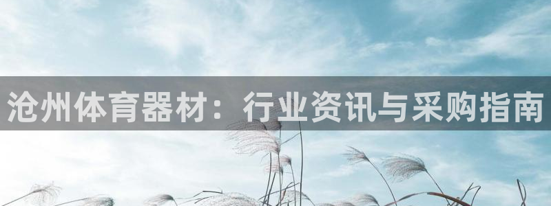 辉达娱乐app下载安装最新版：沧州体育器材：行业资讯
